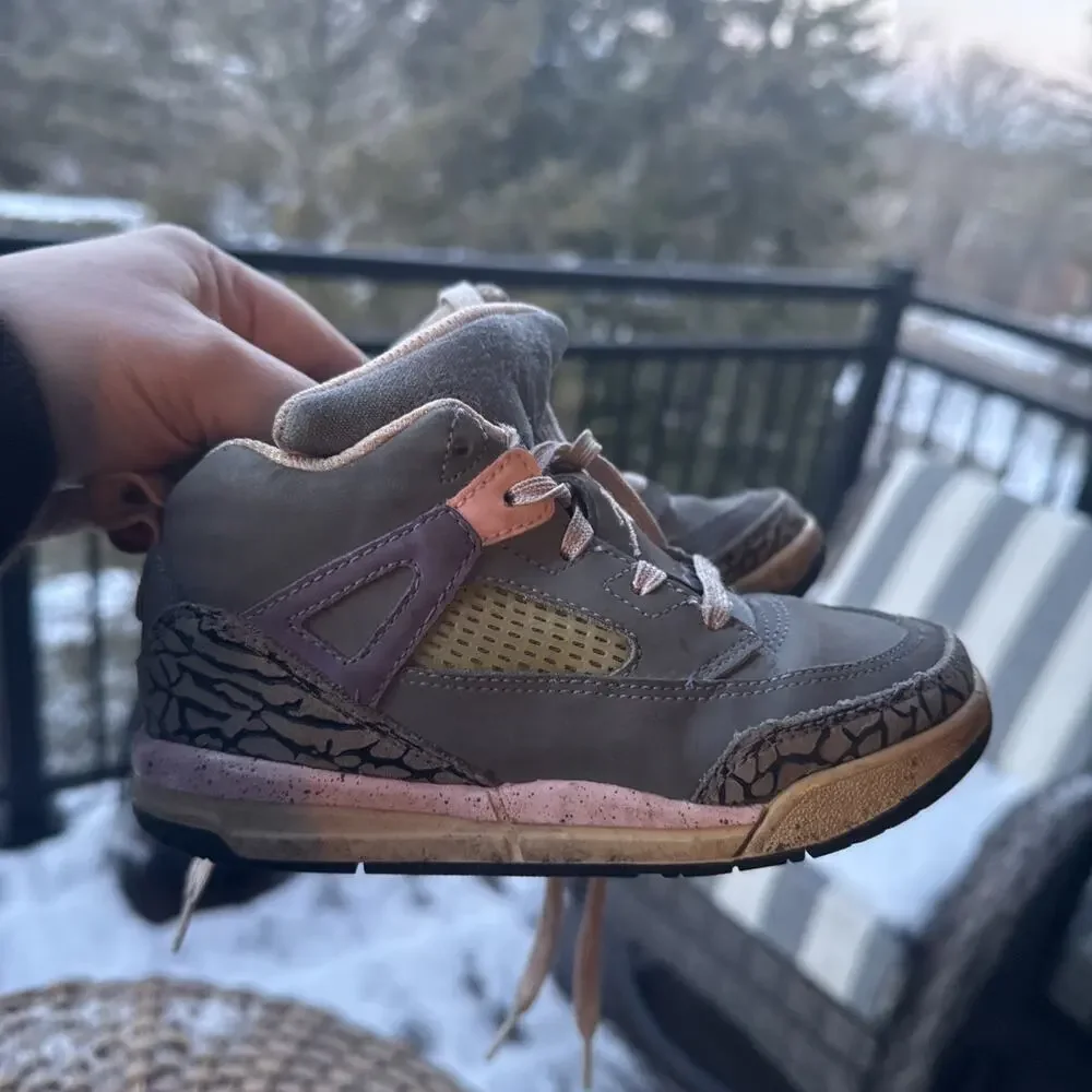 Nike Jordan Spizike GS Kids Shoes Purple Rain Size 10C Child 9.5 UK 27 EU